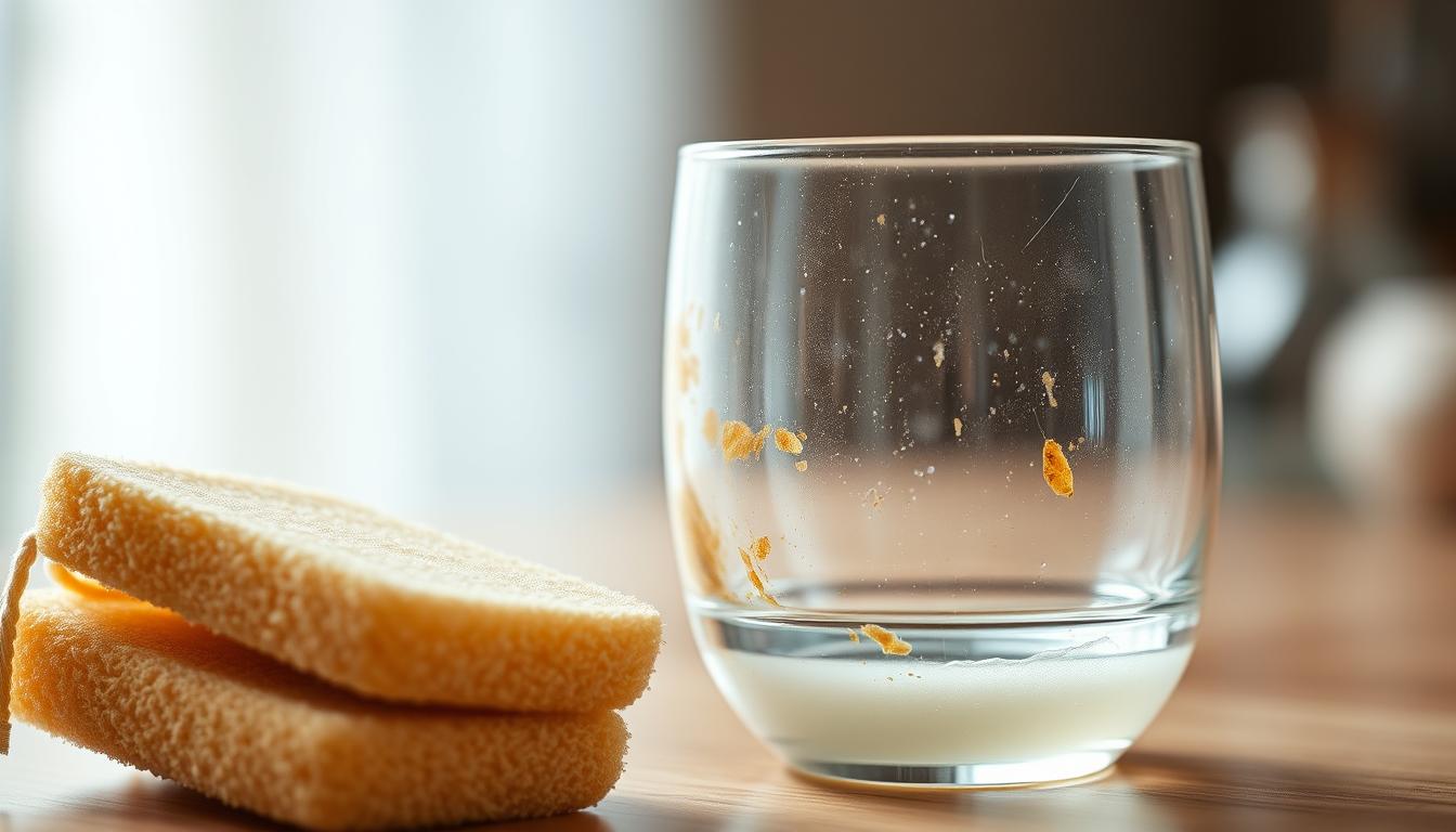 食器洗い ガラス茶渋 落とす